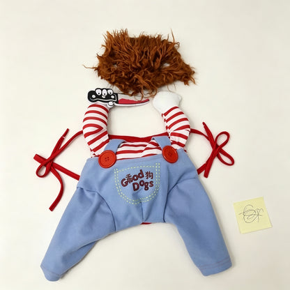 Funny Pet Costume Set - Cute & Hilarious Cosplay Dress-Up Outfit for Dogs & Cats