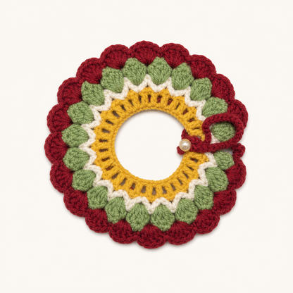 Handmade Pet Yarn Collar