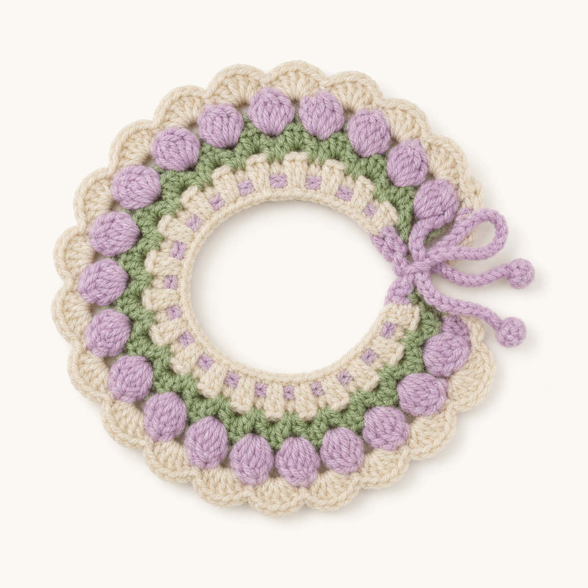 Handmade Pet Yarn Collar