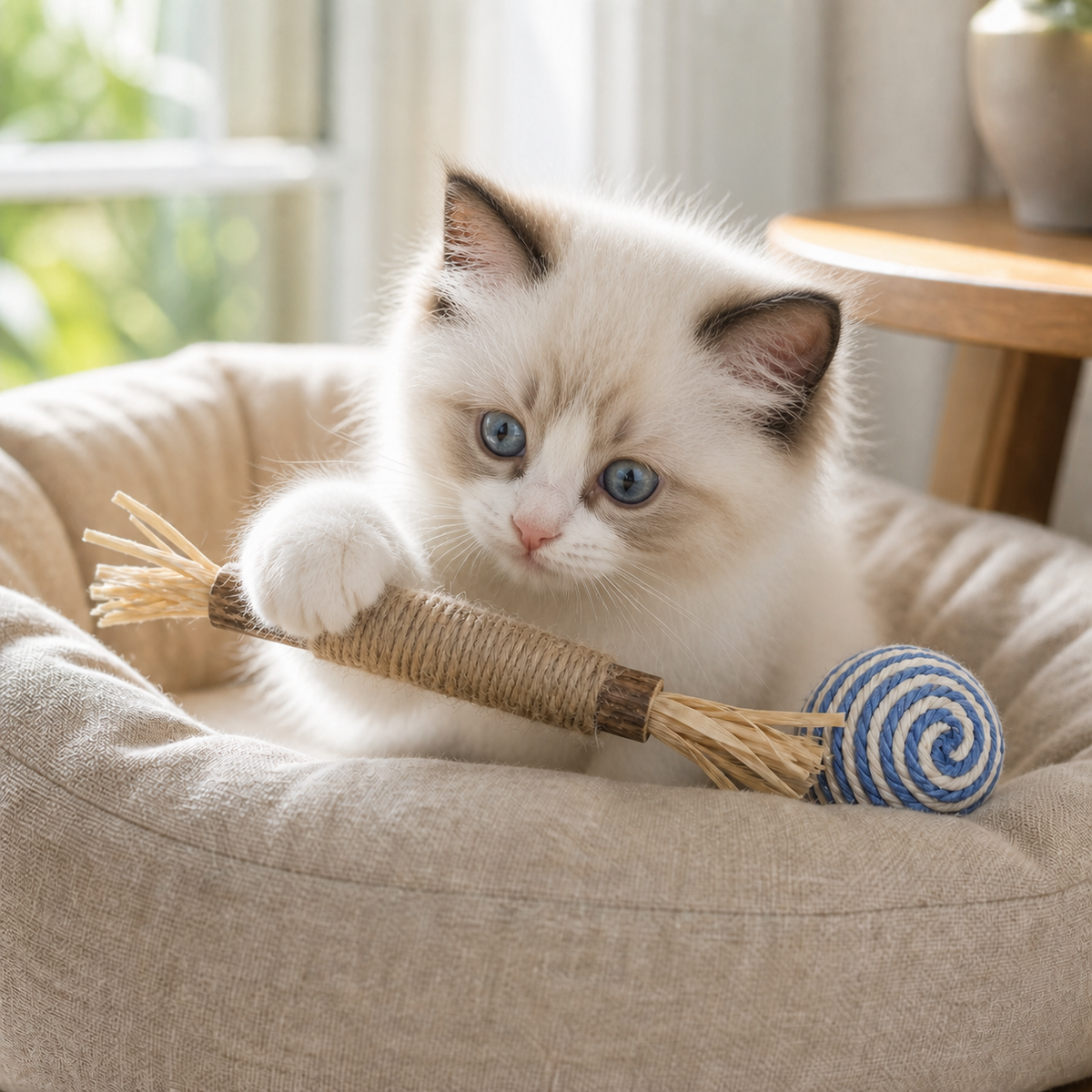 Cat Toy Set | Catnip Fish, Chew Stick, Carrot & More | Doki Pocket